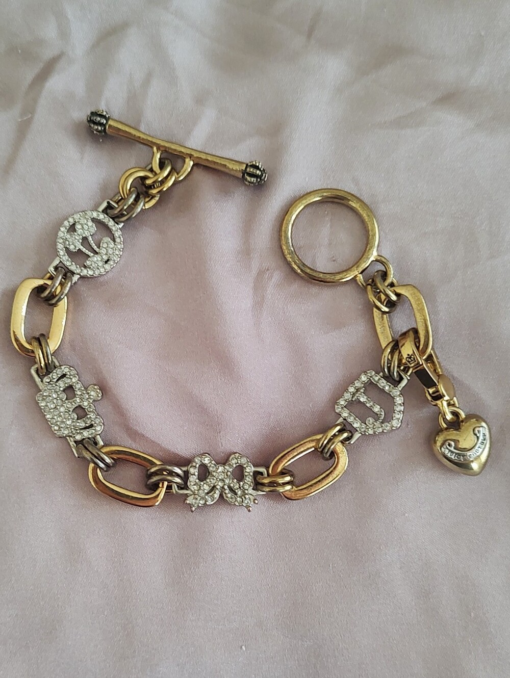 Vintage Juicy Couture Icon Toggle Bracelet - Picture 1 of 4